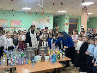 Освящение воды.